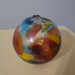 Multicolor Handcrafted Glass Sphere Witching Ball